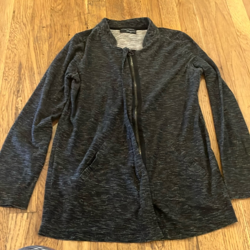 Zara lightweight grey zip up jacket size small
